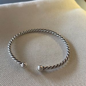 James Avery Silver Wire Cuff Bracelet